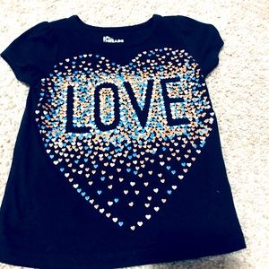🌻 Toddler “Love” tee- 3T